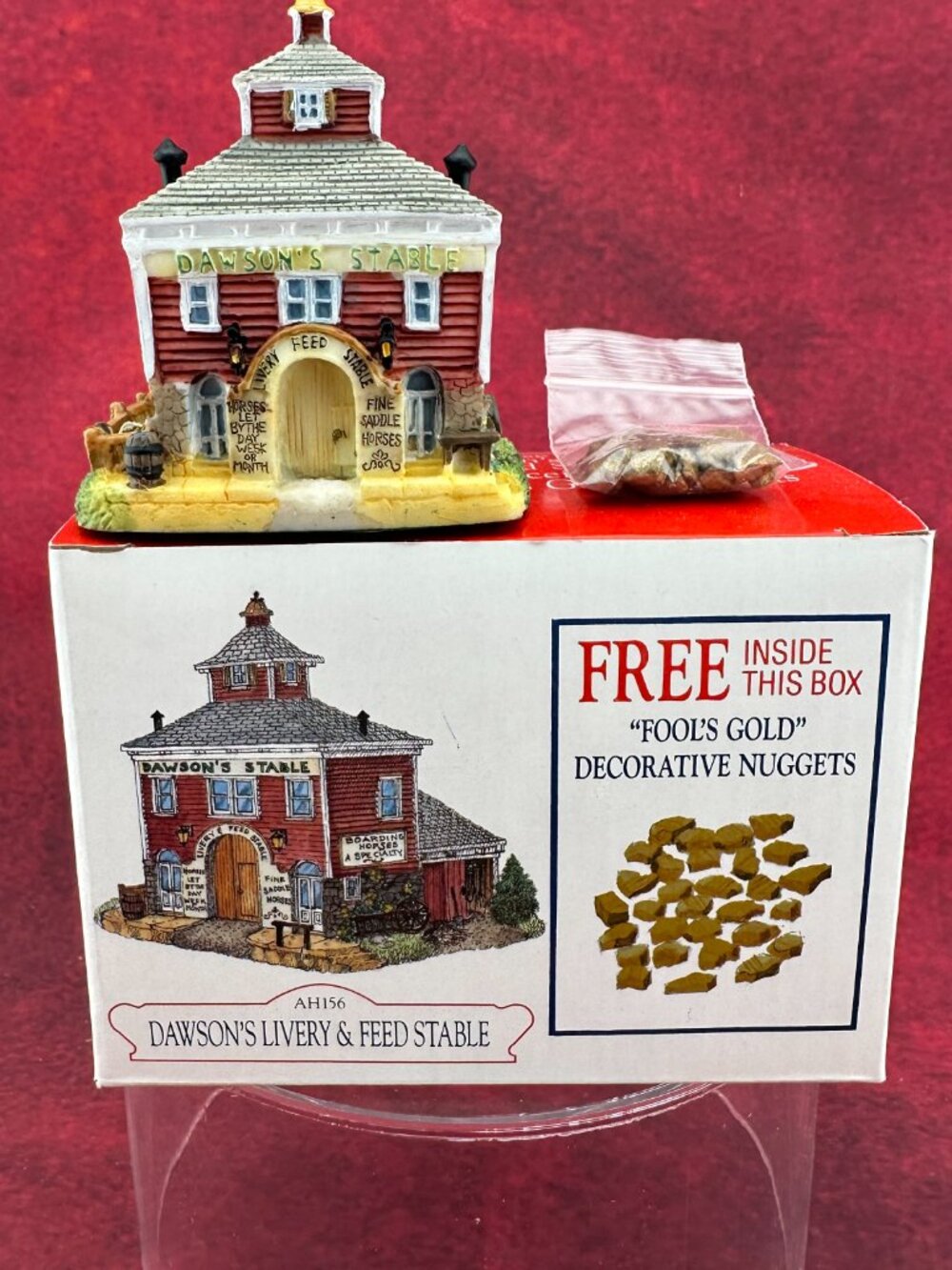 LIBERTY FALLS AMERICANA COLLECTION " DAWSON'S LIVERY & FEED STABLE" AH156, 1998